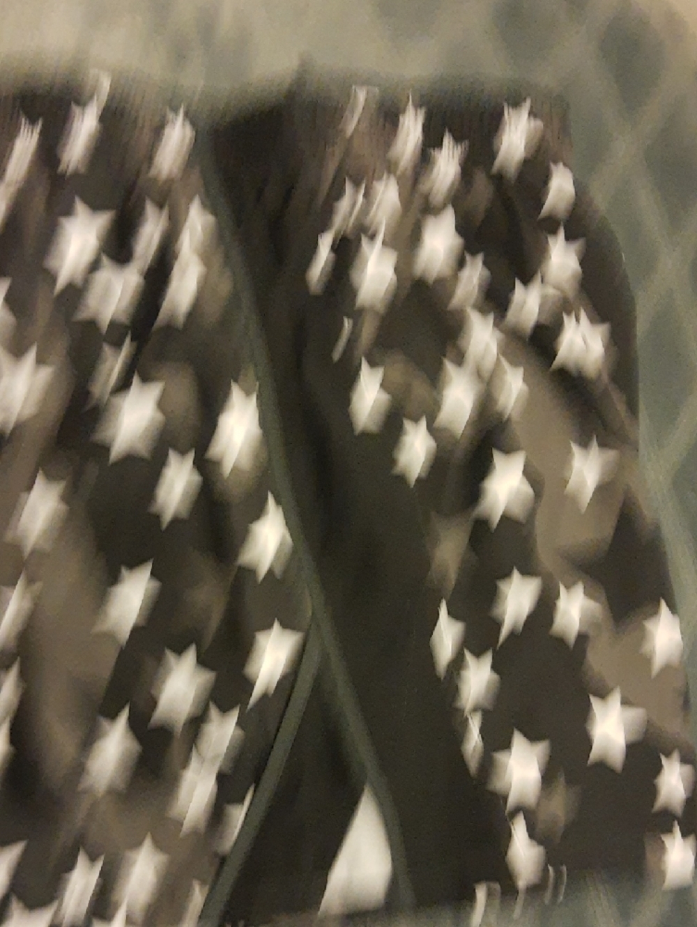 Nike Women's Black Shorts with White Star Print - Picture 3 of 5